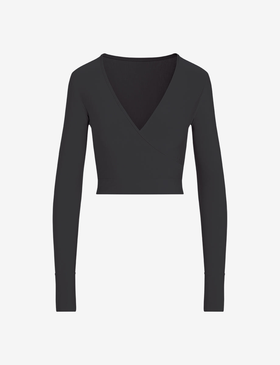 Commando Butter Wrap Top with Thumb Holes