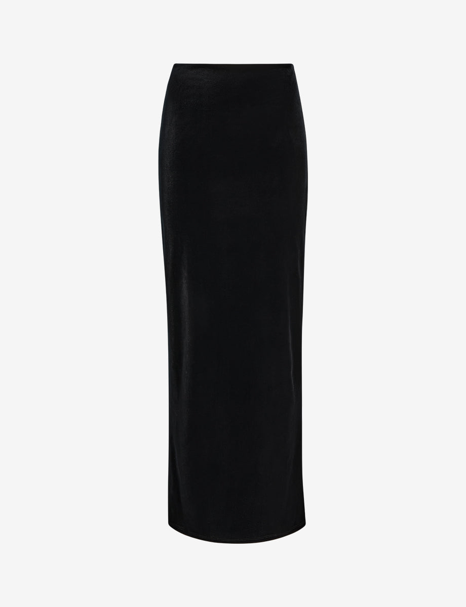 Commando Velvet Maxi Column Skirt