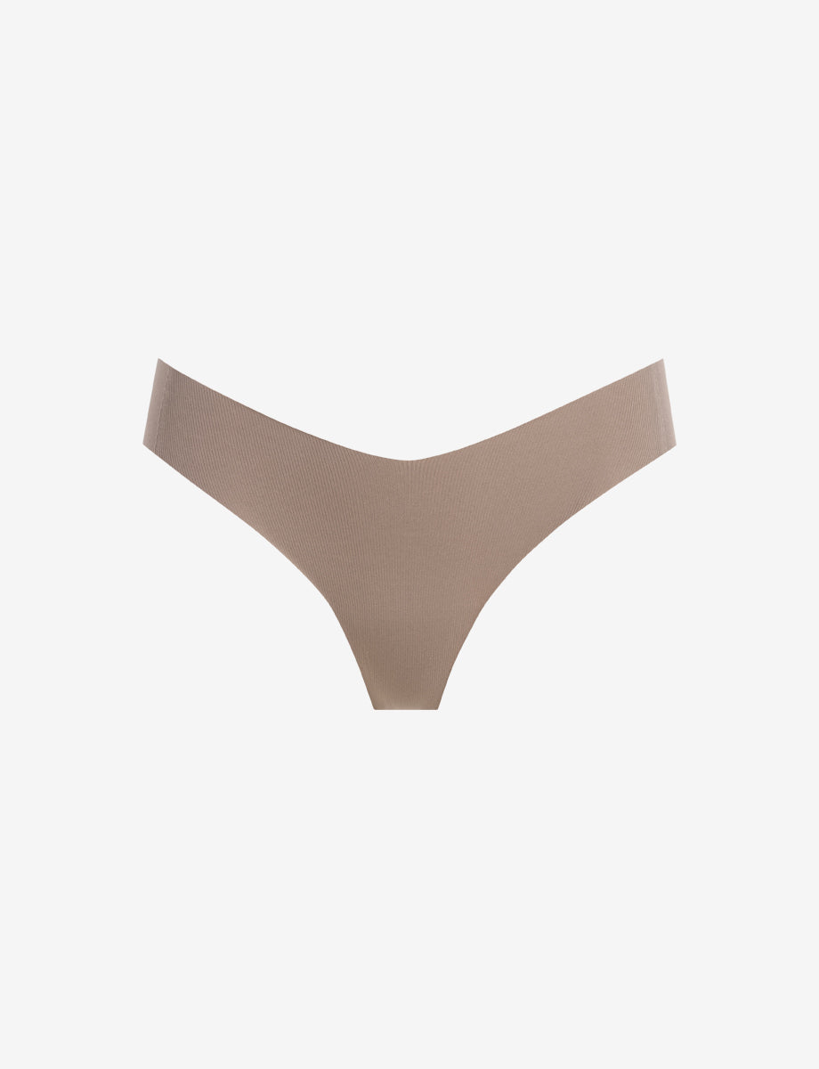 Commando Cotton Refined Rib Thong