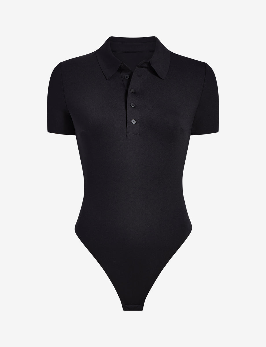 Commando Neoprene Polo Bodysuit