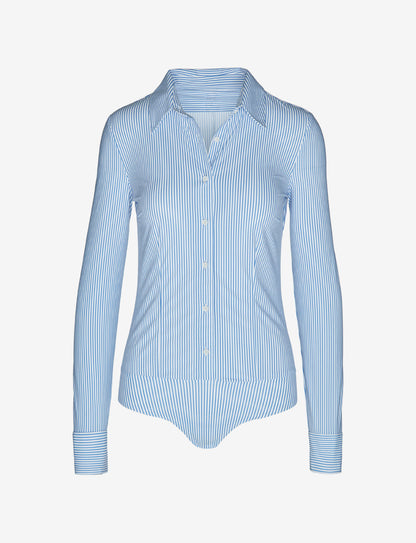 Commando Classic Printed Button Down Bodysuit