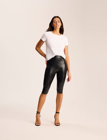 Commando Faux Leather Capri Legging