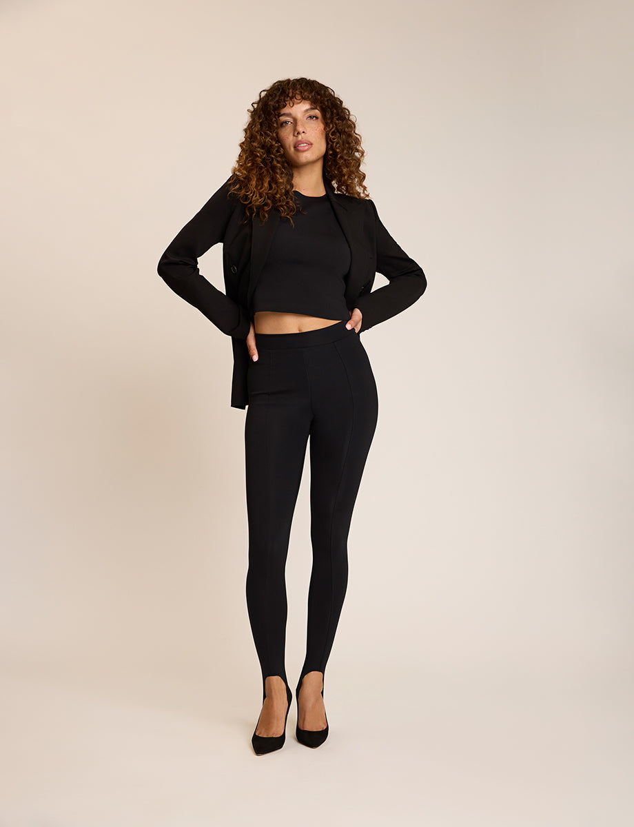 Commando Neoprene Contoured Seam Stirrup Legging