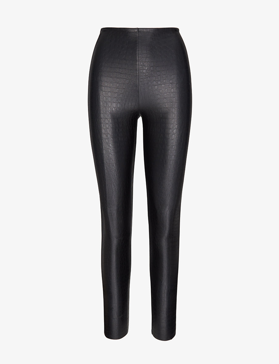 Commando Faux Leather Animal Legging