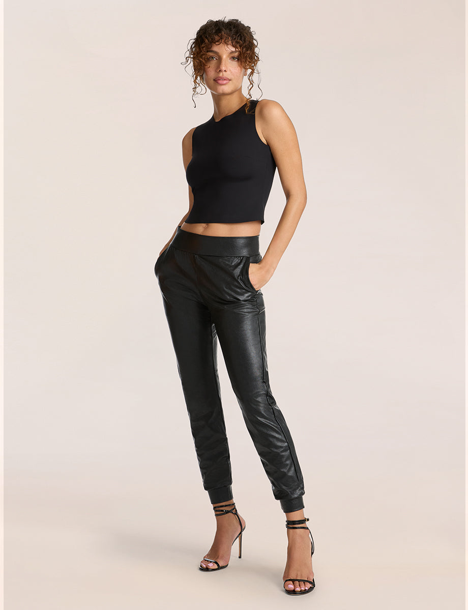 Commando Faux Leather Jogger
