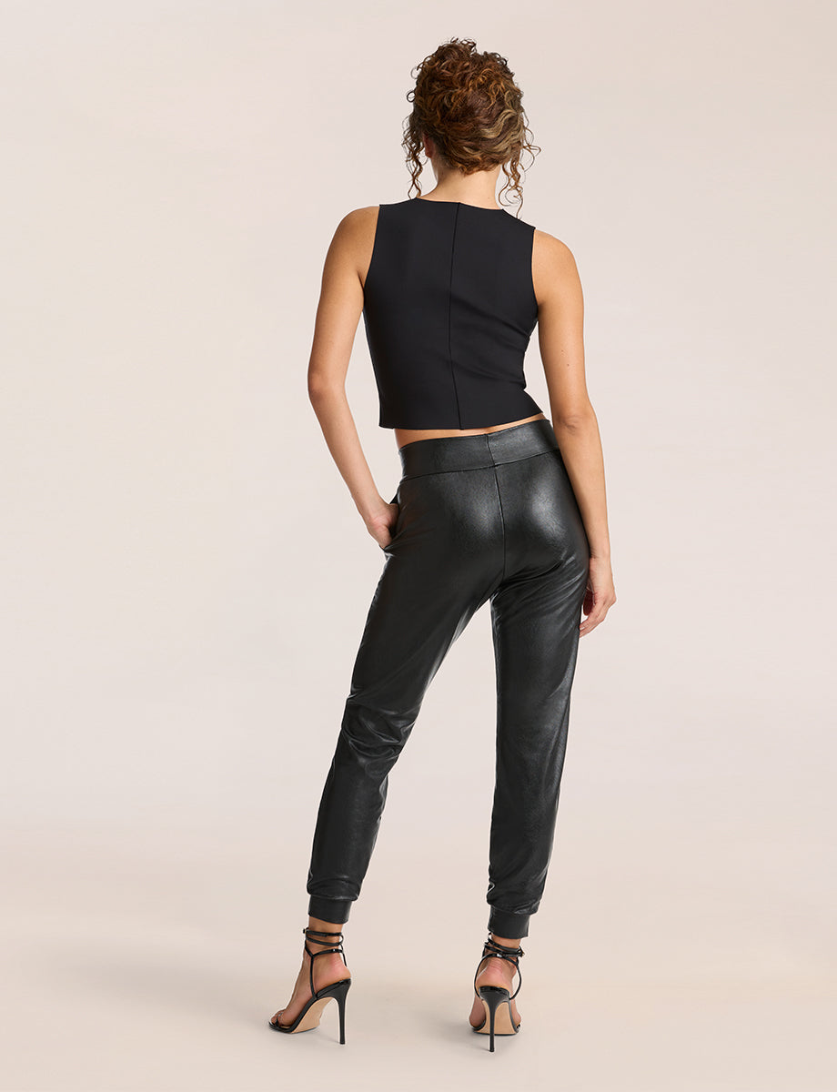 Commando Faux Leather Jogger