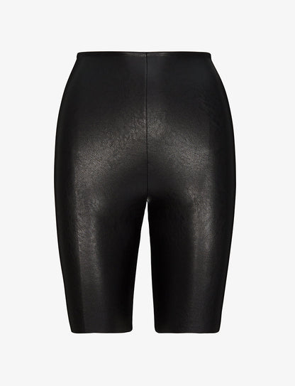 Commando Faux Leather Bike Short