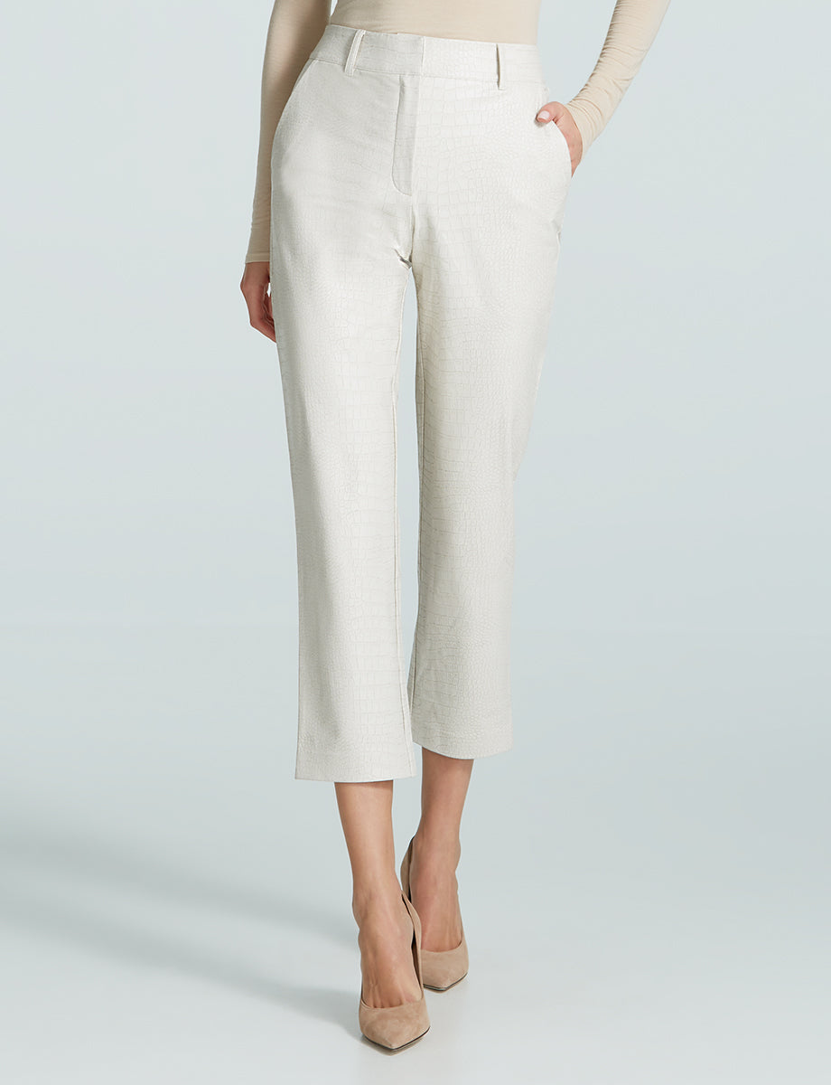 Commando Faux Leather Animal 7/8 Trouser