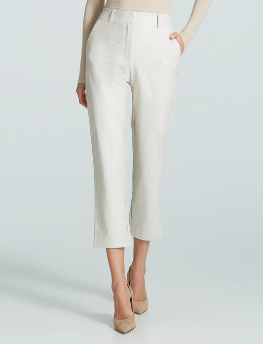 Commando Faux Leather Animal 7/8 Trouser