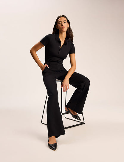 Commando Neoprene CEO Wide Leg Trouser