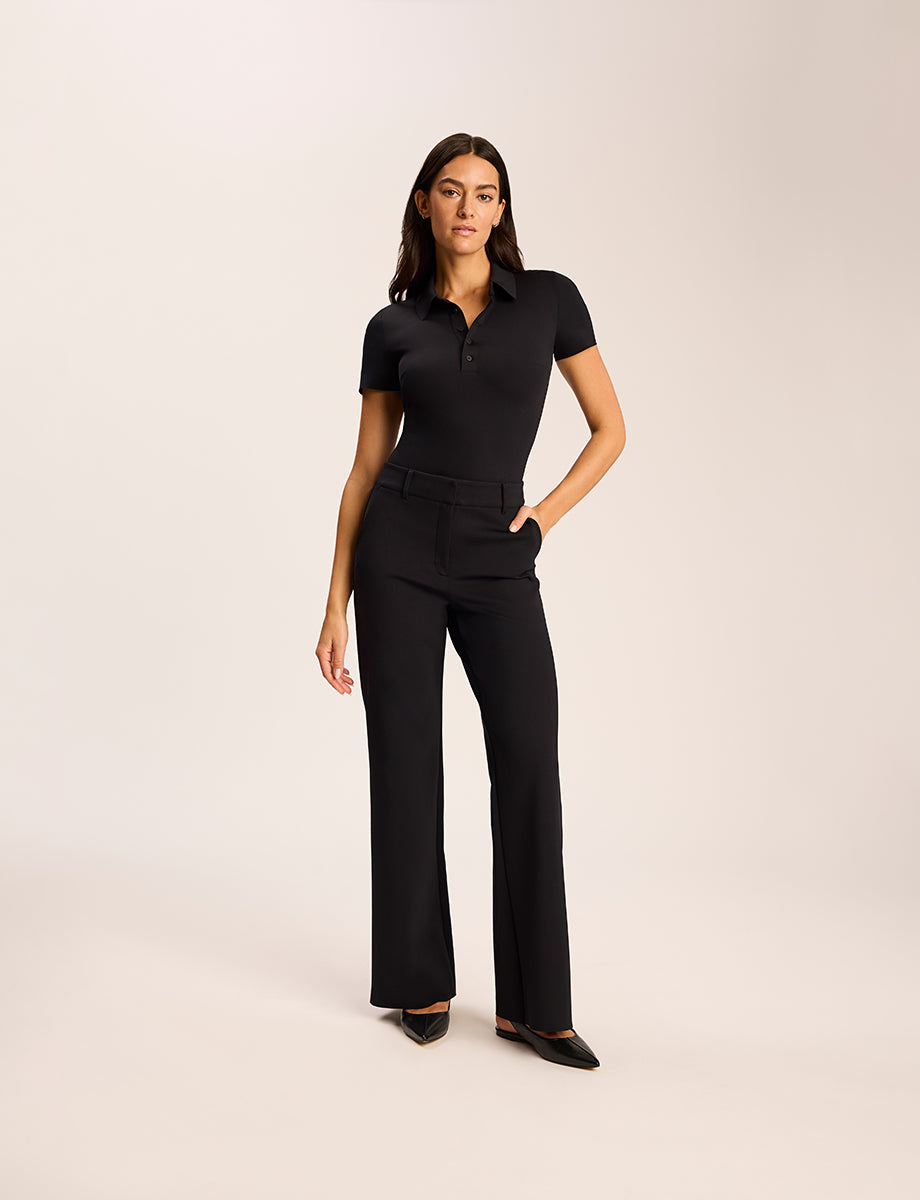 Commando Neoprene CEO Wide Leg Trouser