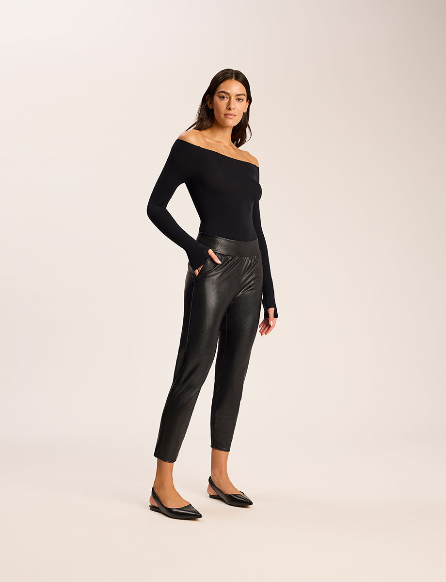 Commando Faux Leather Cigarette Pant