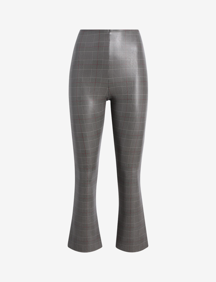 Commando Faux Leather Print Cropped Flare