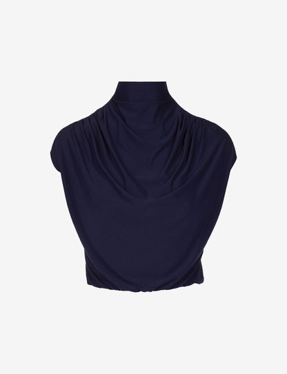 Commando Butter Draped Mockneck Short Sleeve Crop Top