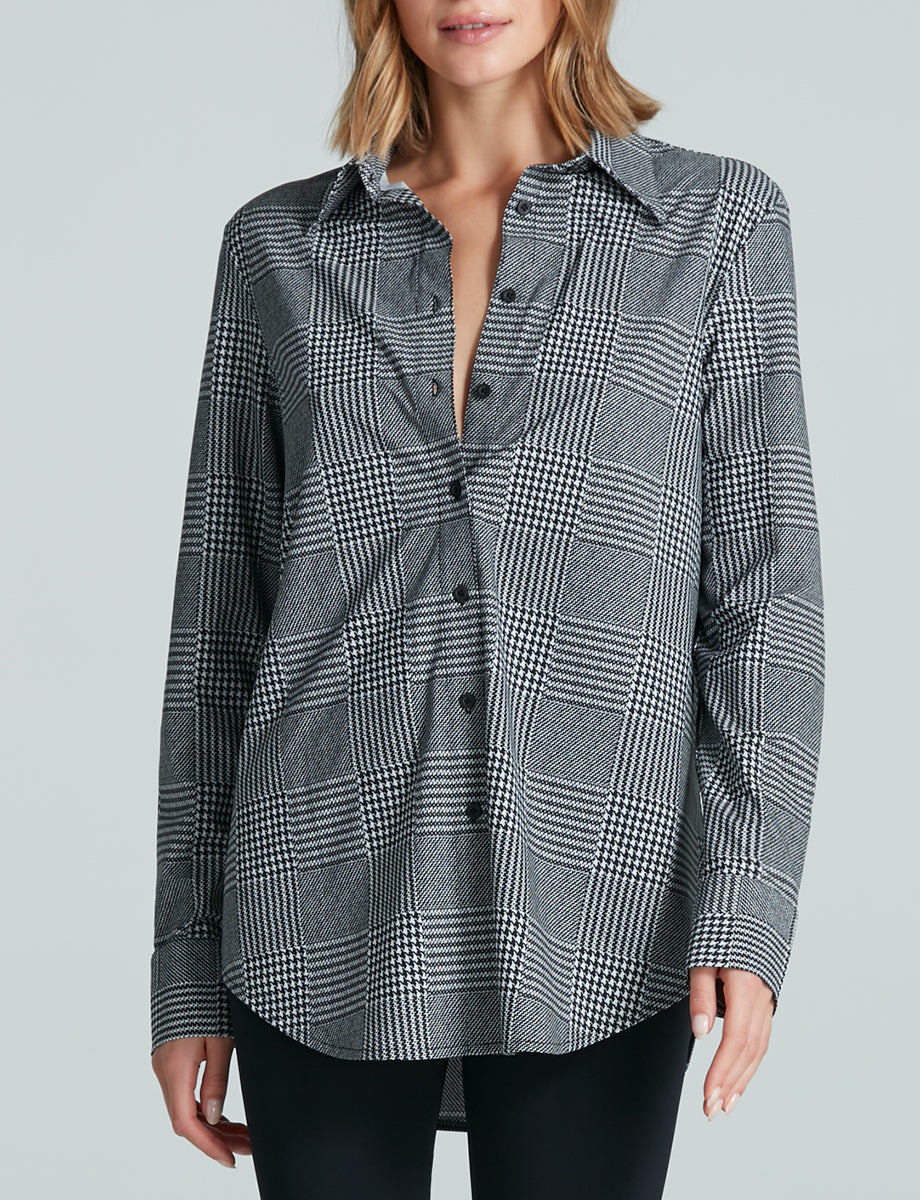 Commando Classic Printed Oversized Button Down Shirt