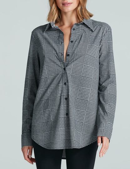 Commando Classic Printed Oversized Button Down Shirt