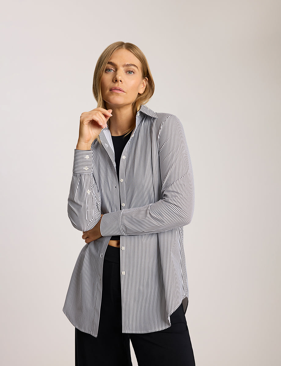 Commando Classic Printed Oversized Button Down Shirt