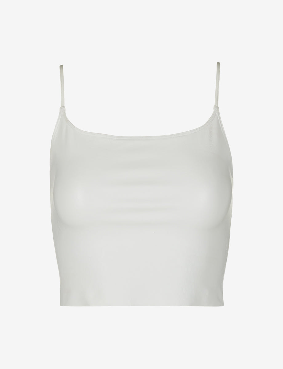 Commando Faux Leather Cami Crop Top