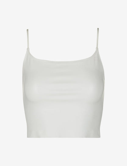 Commando Faux Leather Cami Crop Top