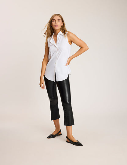 Commando Classic Sleeveless Oversized Button Down Shirt