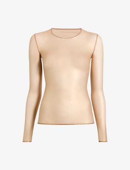 Commando Gilded Chic Mesh Long Sleeve Top