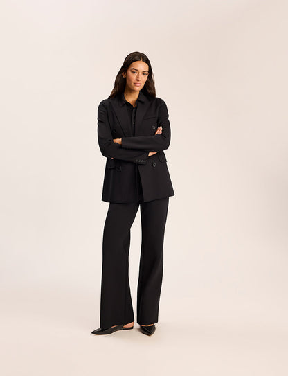 Commando Neoprene CEO Double-Breasted Blazer