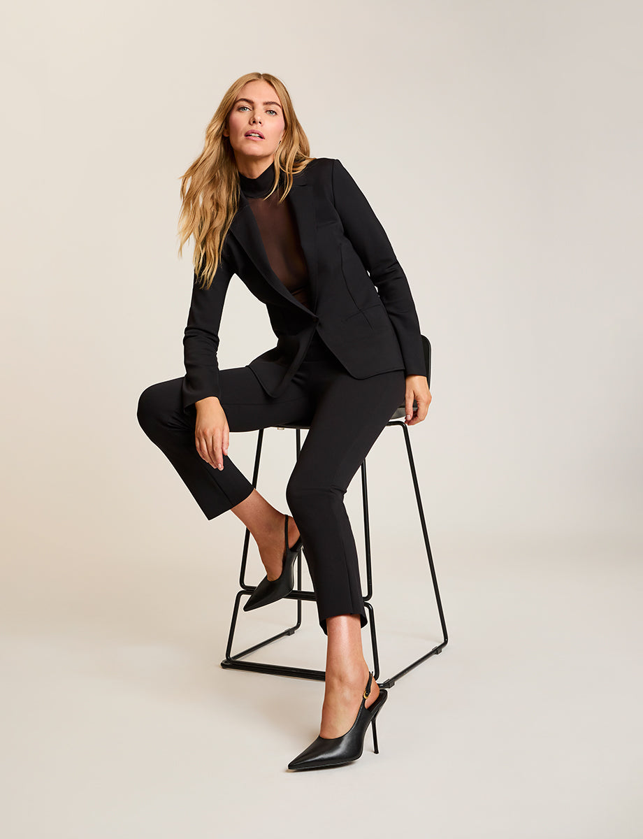 Commando Chic Mesh Long Sleeve Turtleneck