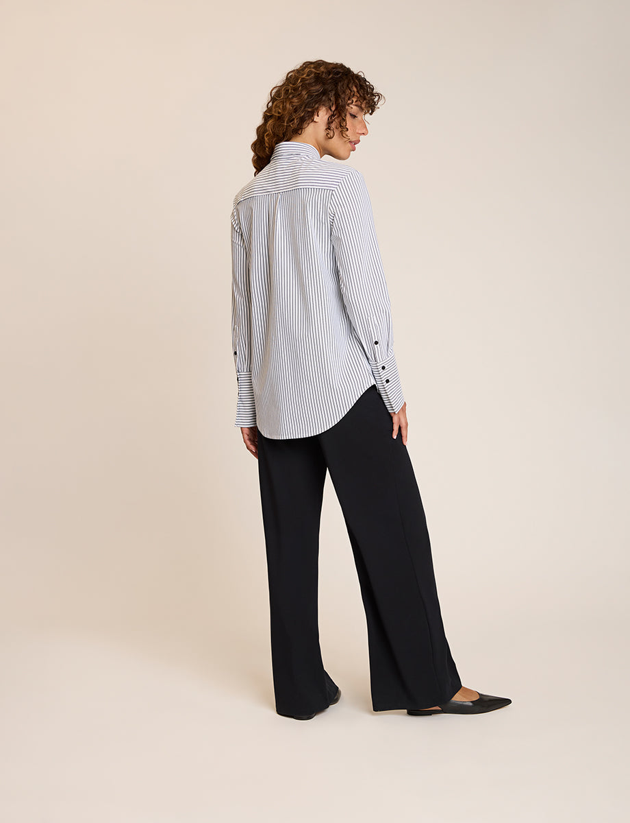 Commando Yarn Dyed Stripes Oversized Button Down Shirt