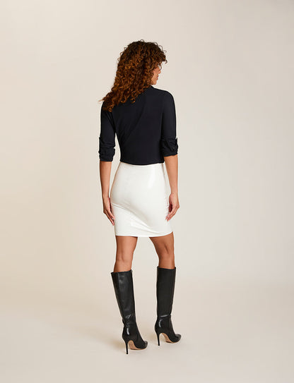 Commando Faux Patent Leather Mini Skirt