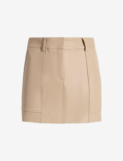 Commando Faux Leather Utility Micro Mini Skirt
