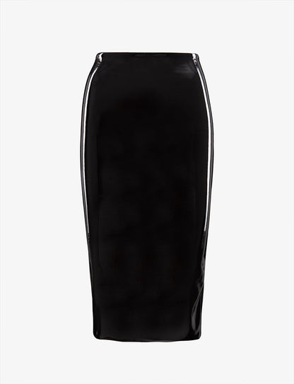 Commando Faux Patent Leather Midi Skirt