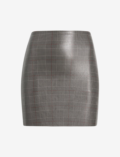Commando Faux Leather Print Micro-Mini Skirt