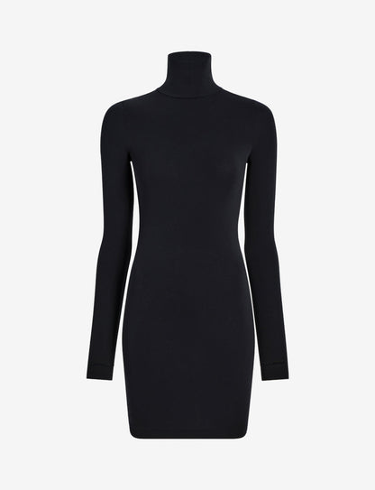 Commando Ballet Body Turtleneck Mini Dress with Thumbholes