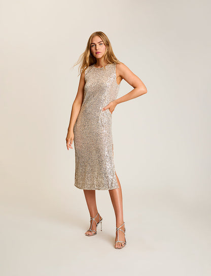Commando Sequin Mesh Midi Dress