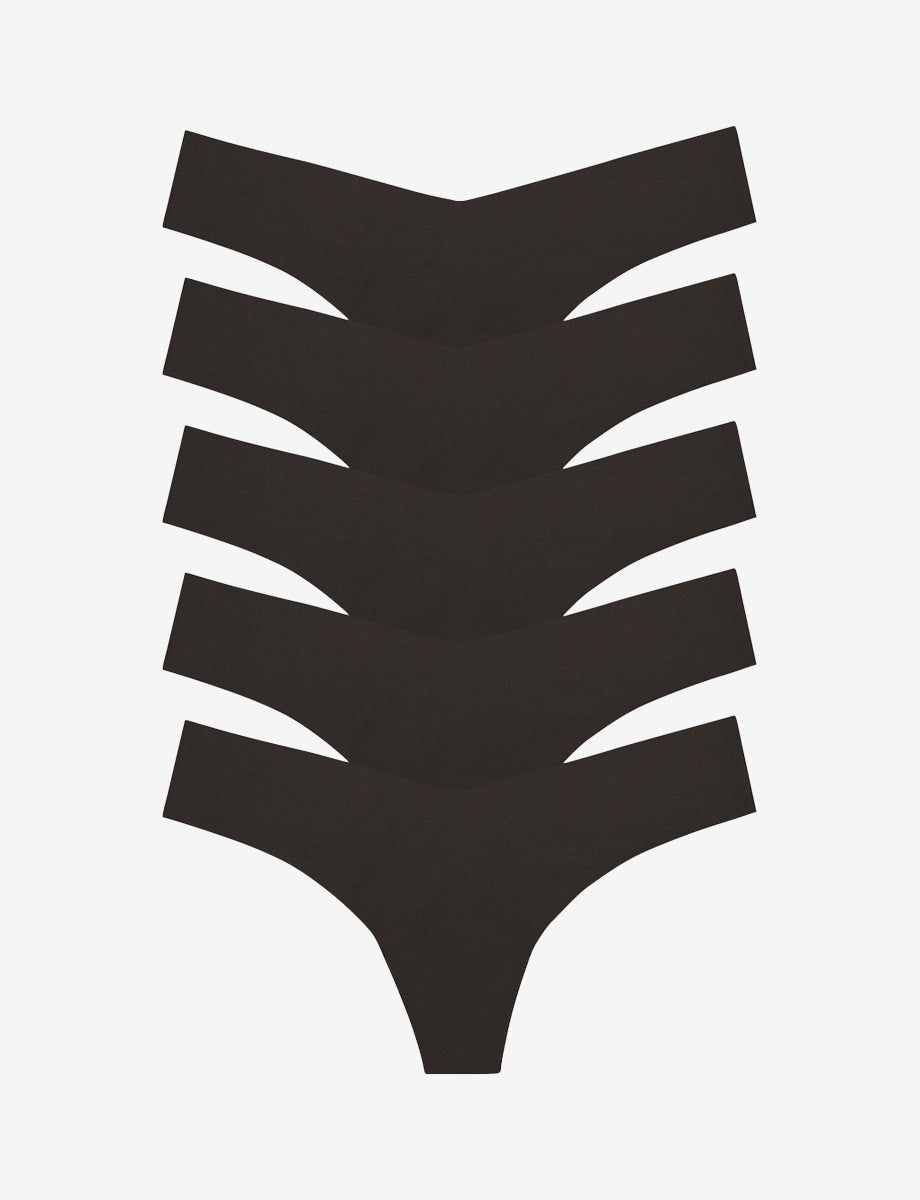 Commando Classic Solid Thong 5-Pack