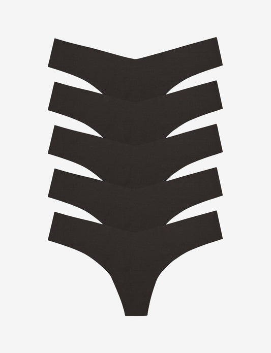Commando Classic Solid Thong 5-Pack