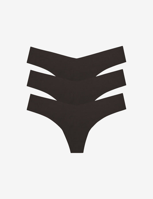 Commando Classic Solid Thong 3-Pack