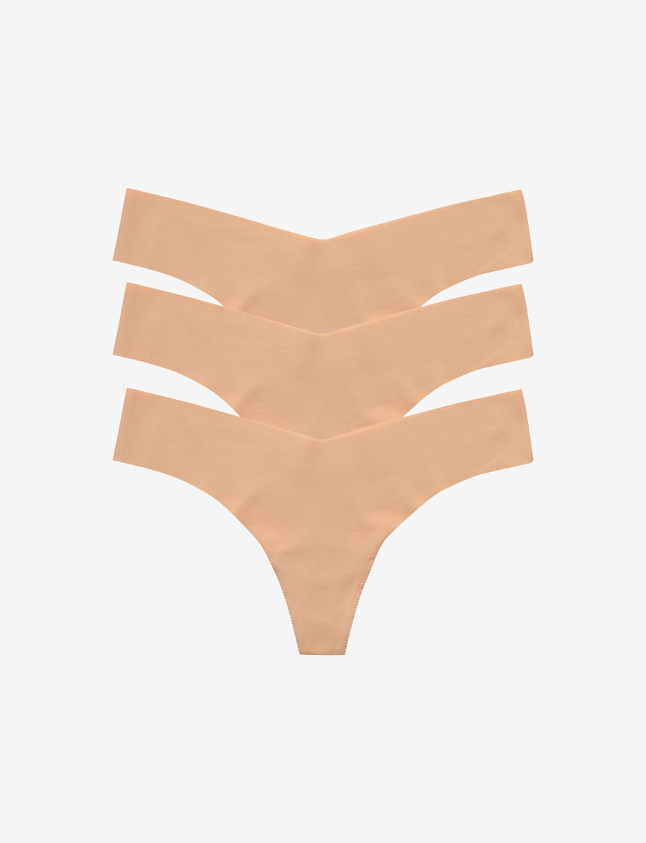 Commando Classic Solid Thong 3-Pack