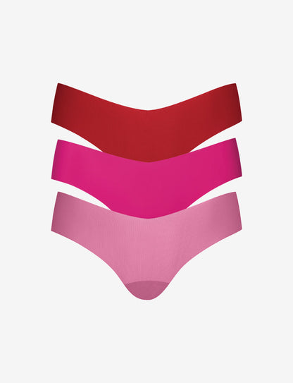 Commando Invisible Rib One Size Thong 3-Pack