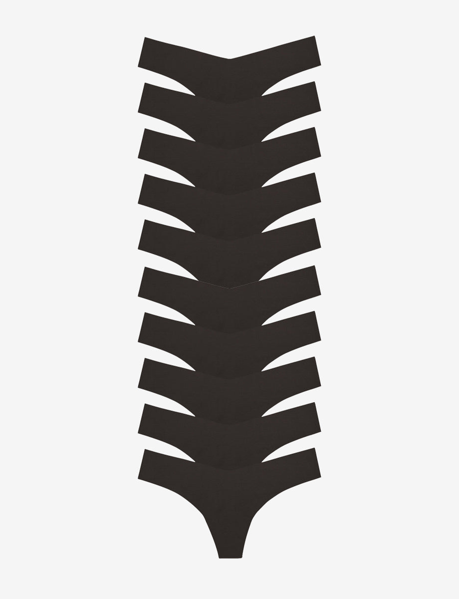 Commando Classic Solid Thong 10-Pack