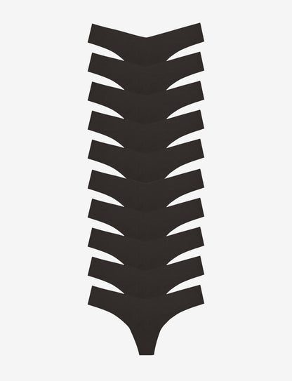 Commando Classic Solid Thong 10-Pack