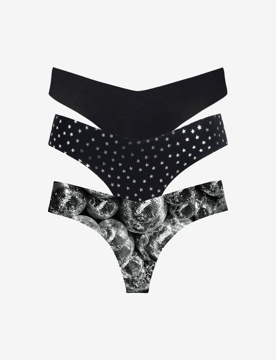 Commando Classic Print Thong 3-Pack