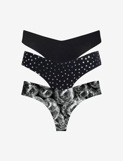 Commando Classic Print Thong 3-Pack