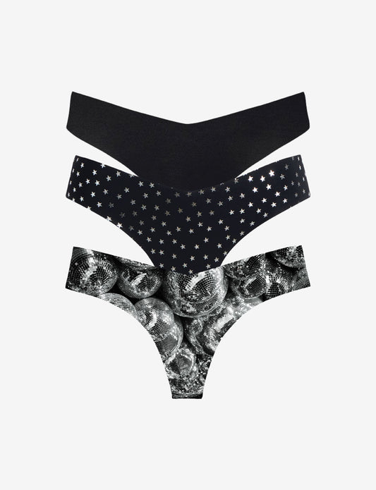 Commando Classic Print Thong 3-Pack