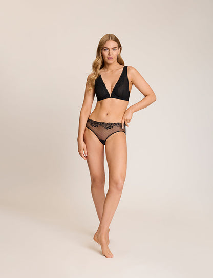 Commando Double Take Lace Plunge Underwire Bra