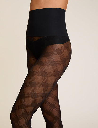 Commando Check Plaid Sheer