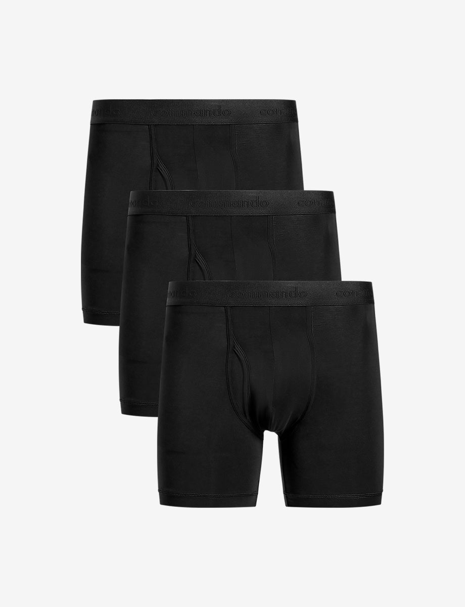 Commando Essential Modal Relaxed Boxer Brief with Fly 3-Pack